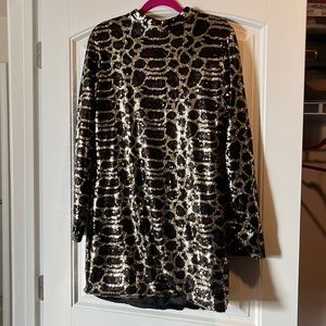 Plus Size Sequin Dress